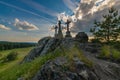 National Natural Monument Three Crosses Royalty Free Stock Photo